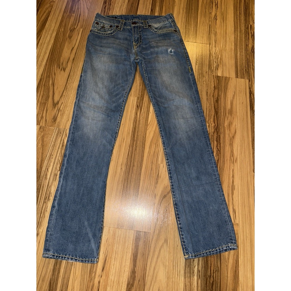 Vintage Y2K Tru Religion Men's 30 x 34 Jeans Denim Pants‎ Blue  USA